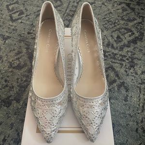 Silver High Heel